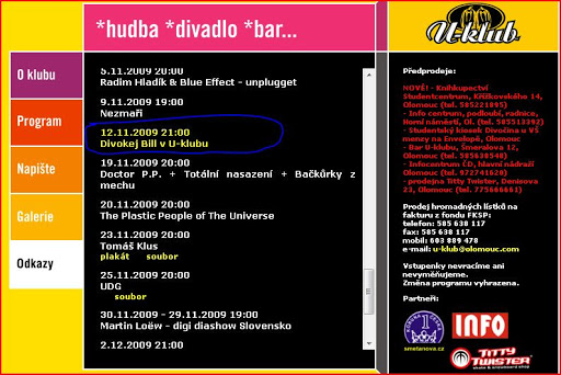 Plakát další z historie U-čka! 5