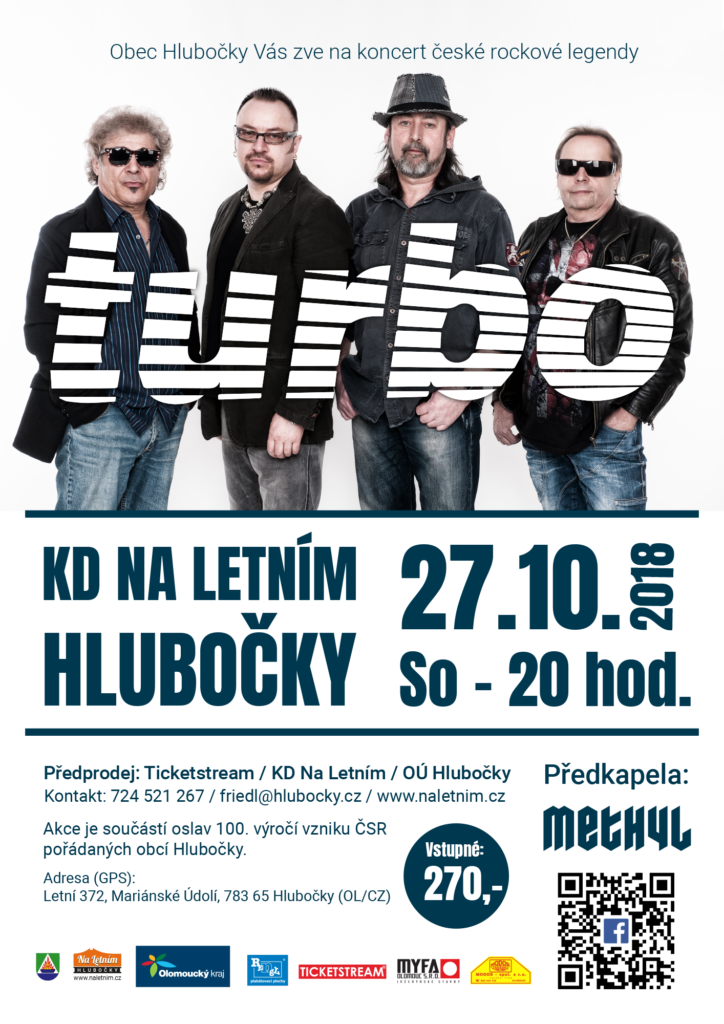 koncert legendární rockové kapely Turbo (KD Hlubočky) (!)