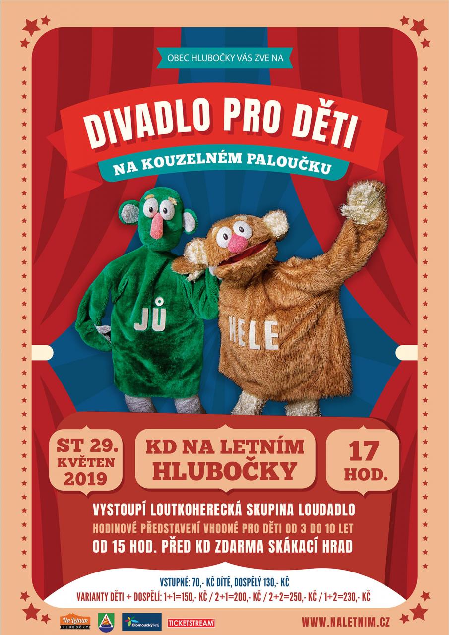 Dětské divadlo Loudadlo s hosty Jů a Hele