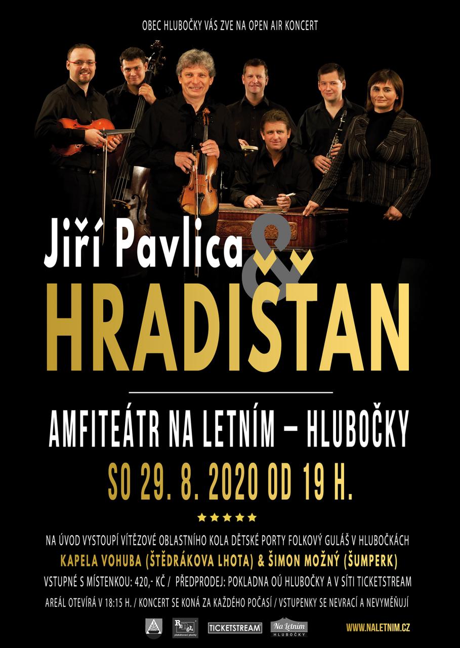 Hradišťan & Jiří Pavlica, KD Hlubočky, amfiteátr 15. ročník festivalu Folk na Letním